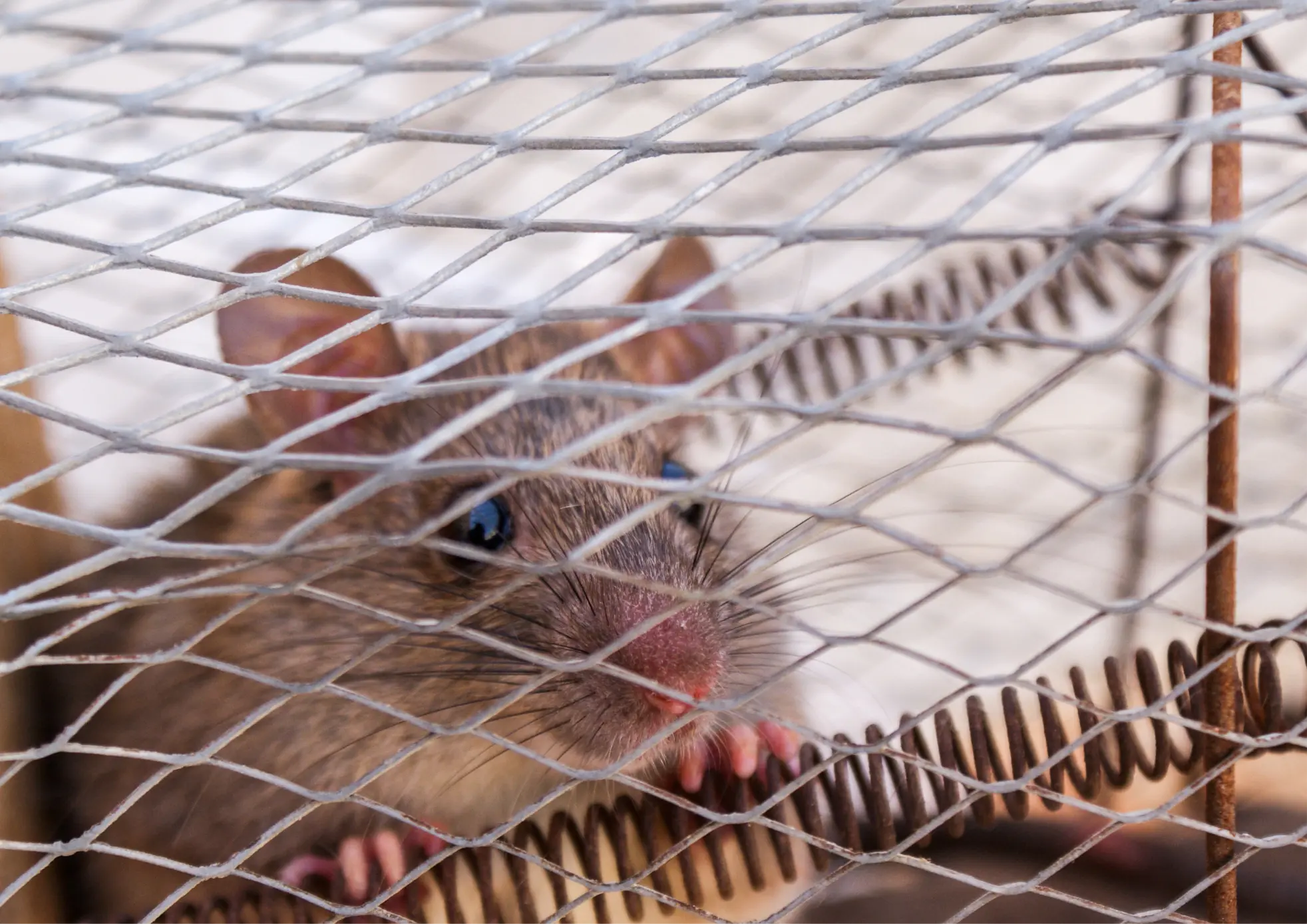 Souris capturée dans un piège dans la cuisine d’un restaurant en Belgique